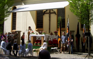 Foto von der Maiandacht in Maria Elend