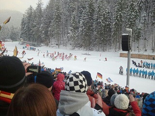 Foto vom Biathlon-Weltcup in Ruhpolding