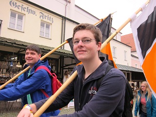 Foto der Meitinger Bannertr&auml;ger