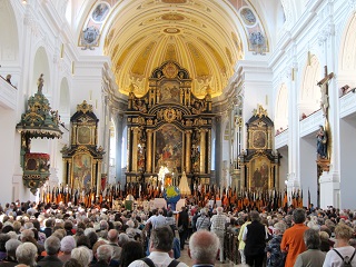 Foto vom Abschlussgottesdienst in der Basilika