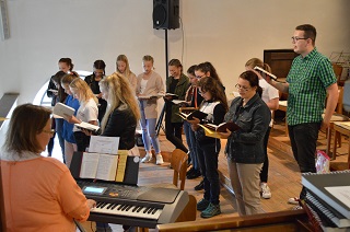 Foto vom Chor beim Familientag