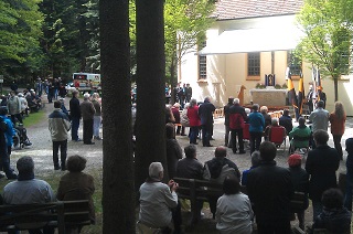 Foto von der Maiandacht in Maria im Elend