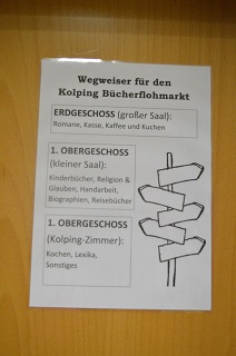 Foto der B&uuml;cher im Haus St. Wolfgang