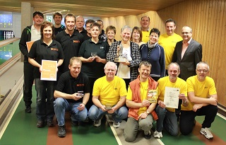 Gruppenfoto bei der Meisterschaft