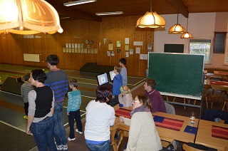 Foto vom Kegeln