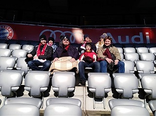 Foto beim Fu&szlig;ballspiel des FC Bayern M&uuml;nchen