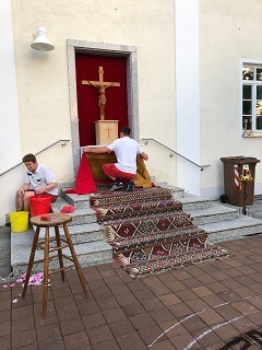Foto von der Fronleichnamsprozession