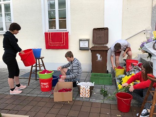 Foto von der Fronleichnamsprozession