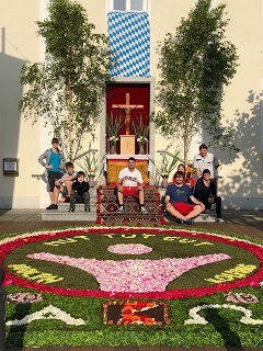 Foto von der Fronleichnamsprozession