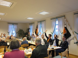 Foto von der Jahreshauptversammlung 2014