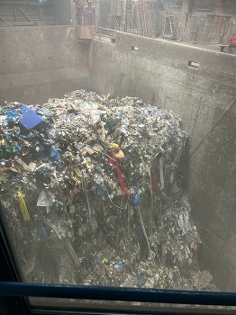 Foto vom Besuch der M&uuml;llverbrennungsanlage