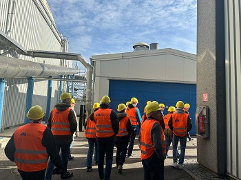 Foto vom Besuch der M&uuml;llverbrennungsanlage