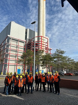Foto vom Besuch der M&uuml;llverbrennungsanlage