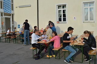 Foto von Besuchern