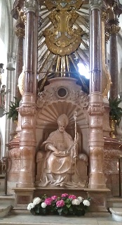 Foto vom heiligen Willibald im Dom zu Eichst&auml;tt