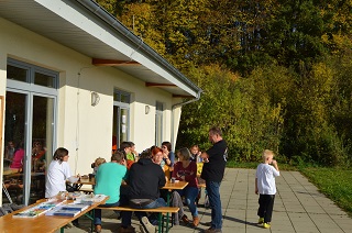 Foto bei der Pause