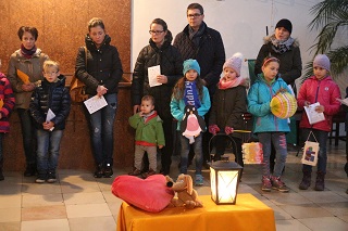 Foto von der Martinsfeier