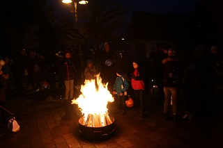Foto von der Martinsfeier