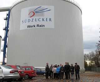 Foto von der Besichtigung bei S&uuml;dzucker in Rain