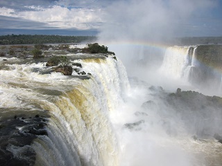 Foto der Wasserfälle in Iguacu